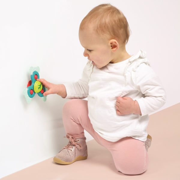 Drehbare Saugnäpfe – Sensorische Spinner
