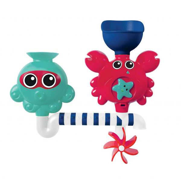 Badespielzeug mit Wasserkreislauf und Krabbe