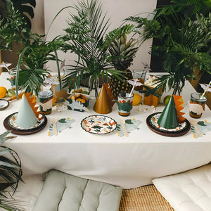 Papierteller 18 cm – Dinosaurier, 6 Stück