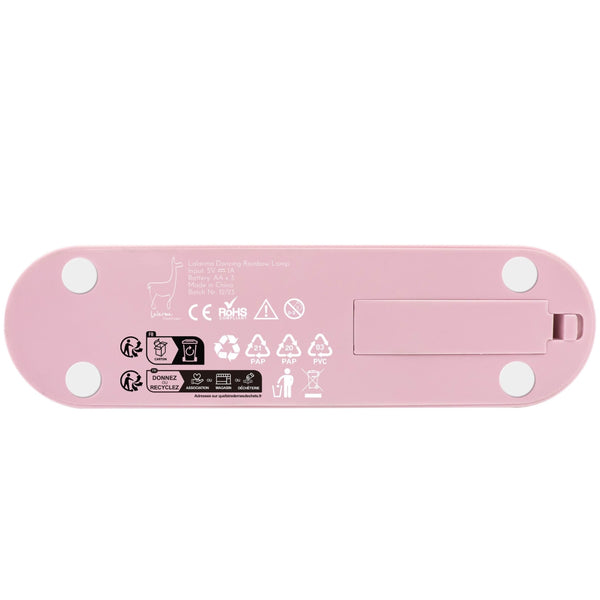 Bunte tanzende Lampe - Pink