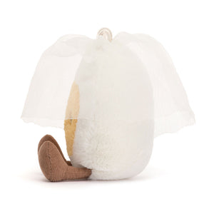 Plüsch-Ei  - Braut 14 cm