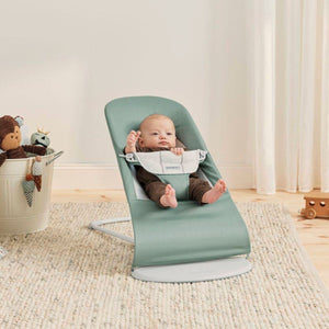 Babywippe BALANCE SOFT WOVEN/JERSEY – Hellgrau/Grau