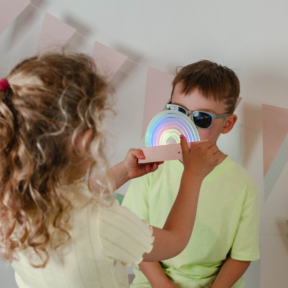 Bunte tanzende Lampe - Pink