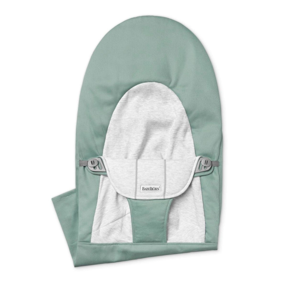 Zusätzlicher Stoffsitz für Babywippe Soft Woven/Jersey – Hellgrau/Grau