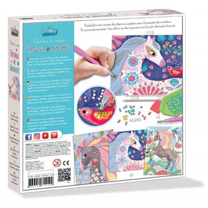 Kunstset mit Diamanten  - Pferde