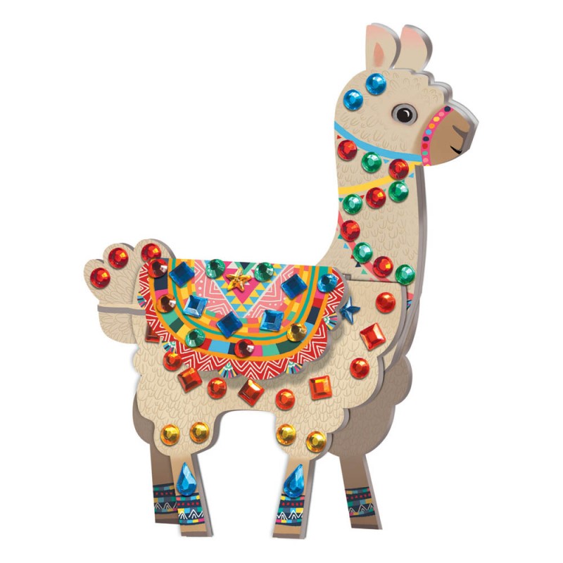 3D-Kunstset mit Diamanten – Tiere Südamerikas