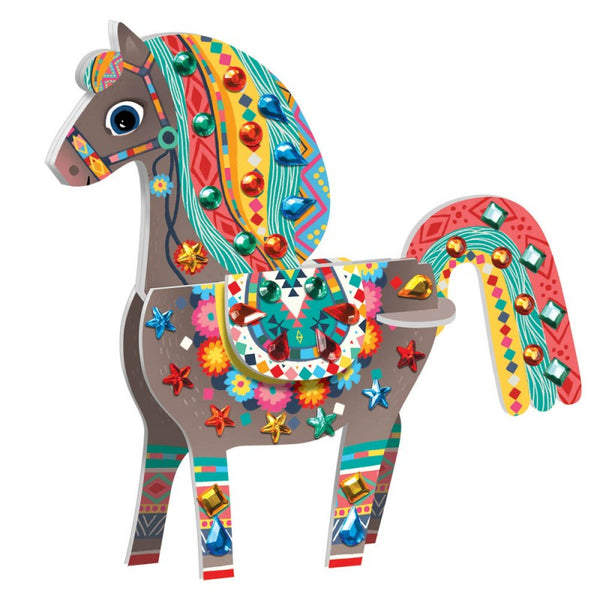 3D-Kunstset mit Diamanten – Tiere Südamerikas