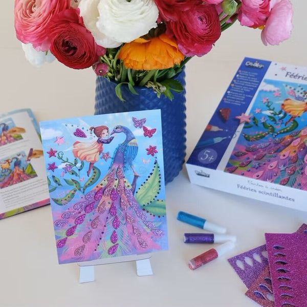 Kunstset – Glitzernde Feen