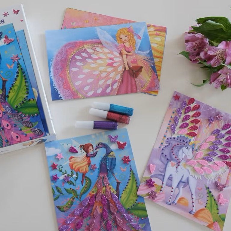 Kunstset – Glitzernde Feen