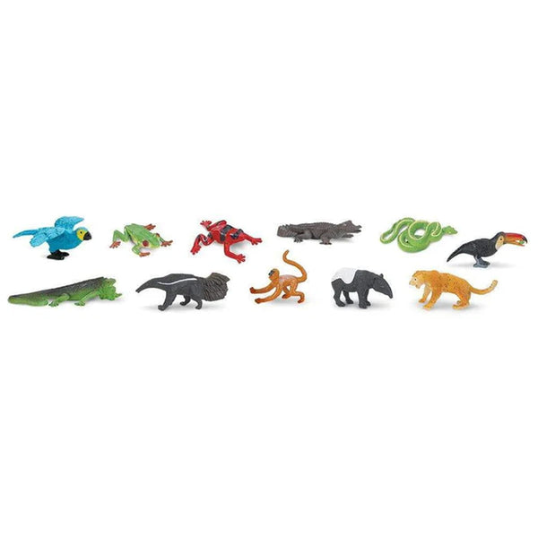 Figurenset in einer Tube TOOB – Tiere des Regenwaldes - Tublu.de
