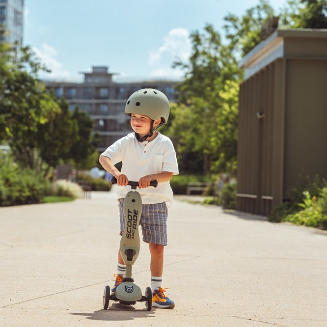Laufrad und Fahrrad 2in1 Highwaykick  1-5 Jahre - Olive - Tublu.de