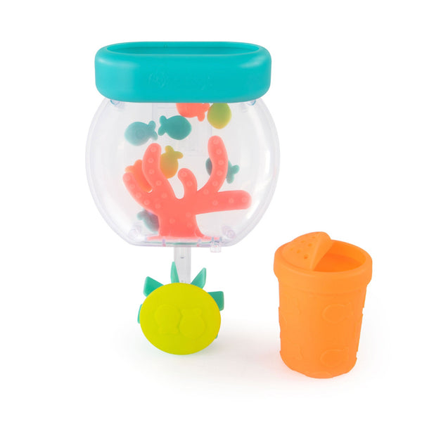 Badespielzeug mit Saugnäpfen für Kinder und Babys – Fische füttern