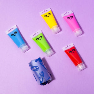 Fingerfarben-Set mit Schürze