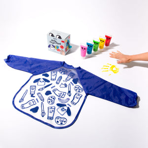 Fingerfarben-Set mit Schürze