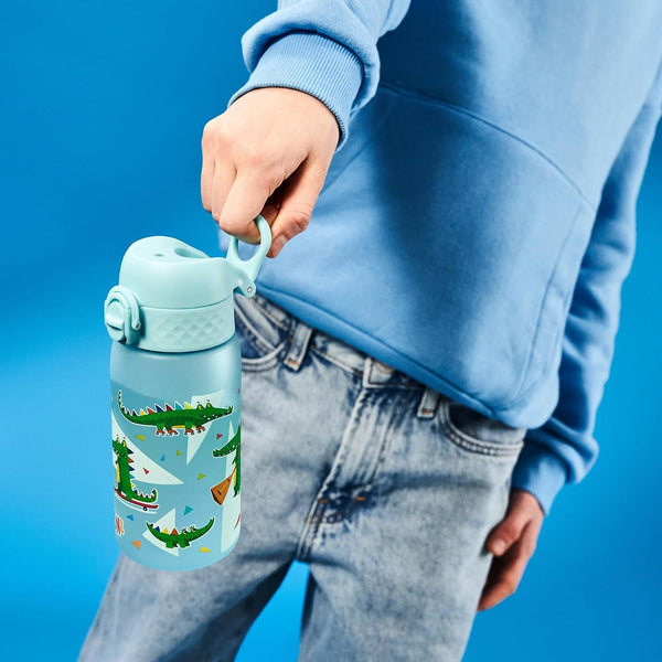 Trinkflasche für Kinder 400 ml - Krokodile