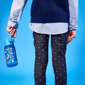 Trinkflasche für Kinder 400 ml - Flamingos