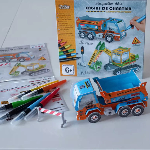 Modelle zum Zusammenbauen und Bemalen – Baufahrzeuge