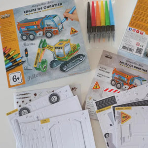 Modelle zum Zusammenbauen und Bemalen – Baufahrzeuge