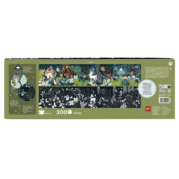 Im Dunkeln leuchtende Puzzles – Magischer Wald 6+ - Tublu.de