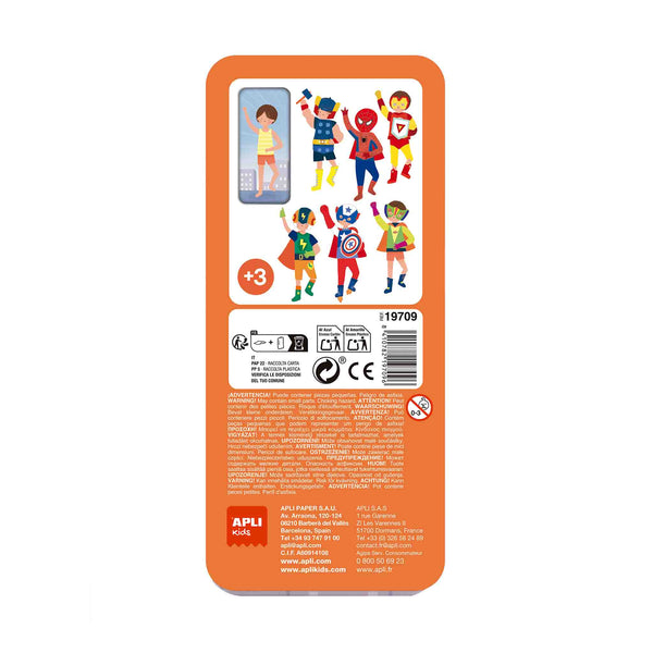 Magnetisches Puzzlespiel Mix&Match – Superhelden