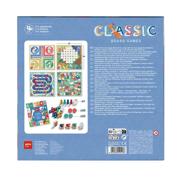 Set mit klassischen Brettspielen 4in1 - Tublu.de