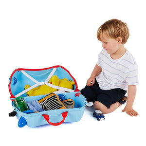 Kinderkoffer – Blauer Hund
