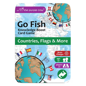 Reisekartenspiel Quartett – Go Fish Länder, Flaggen