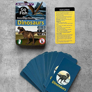 Reisekartenspiel Quartett – Go Fish Dinosaurier