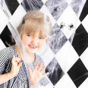 Halloween-Spinnennetz – Weiß 60 g