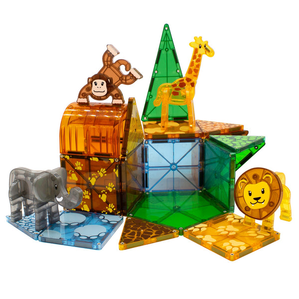 Magnetbausteine – Safari-Tiere 25 Teile