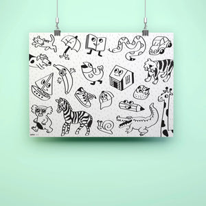 Riesiges Malbuch – Mein erstes Malbuch 100 x 70 cm