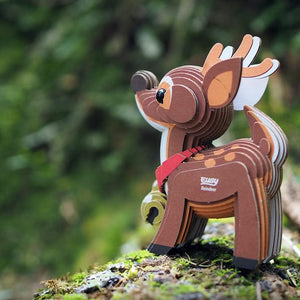 Eko Układanka 3D Eugy - Renifer - Tublu.de