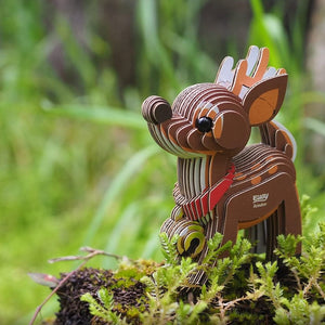 Eko Układanka 3D Eugy - Renifer - Tublu.de