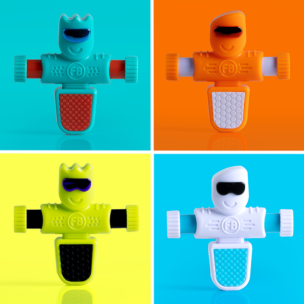 Foosbots Tischfußballspiel Set für einen Spieler – Weiß - Tublu.de