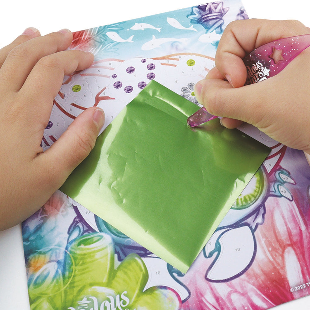 Scrapbooking-Album – Kreativset für Kinder mit Folie und Glitzer – Marinia 7+