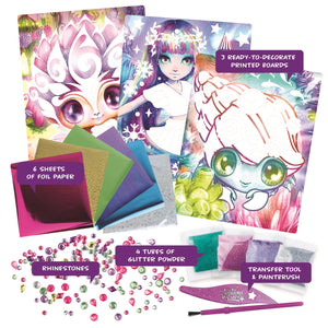 Scrapbooking-Album – Kreativset für Kinder mit Folie und Glitzer – Marinia 7+