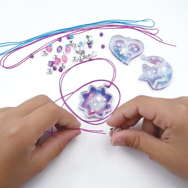 Schmuckbastelset für Kinder – Talisman-Anhänger, 8 Stück – Eclipsia 8+