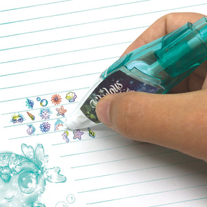 Tagebuch mit Vorhängeschloss – mit mehrfarbigem Kugelschreiber und Musterapplikator – Marinia 7+