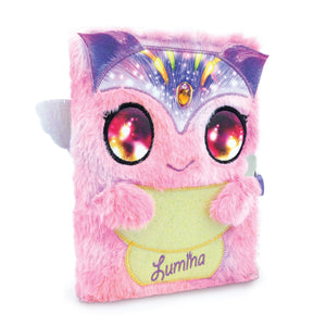 Tagebuch mit Vorhängeschloss – Plüsch-Notizbuch für Kinder – Lumina 7+