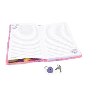 Tagebuch mit Vorhängeschloss – Plüsch-Notizbuch für Kinder – Lumina 7+