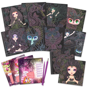 Rubbelbilder mit Stift – Petulia Größe M