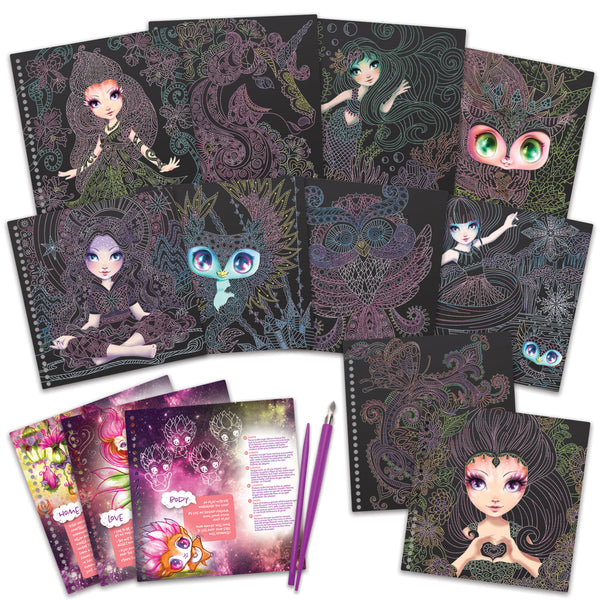 Rubbelbilder mit Stift – Petulia Größe M