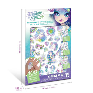 Set zum Herstellen von abwaschbaren Tattoos – Nenuphia 100 Stück