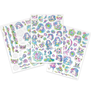 Set zum Herstellen von abwaschbaren Tattoos – Nenuphia 100 Stück