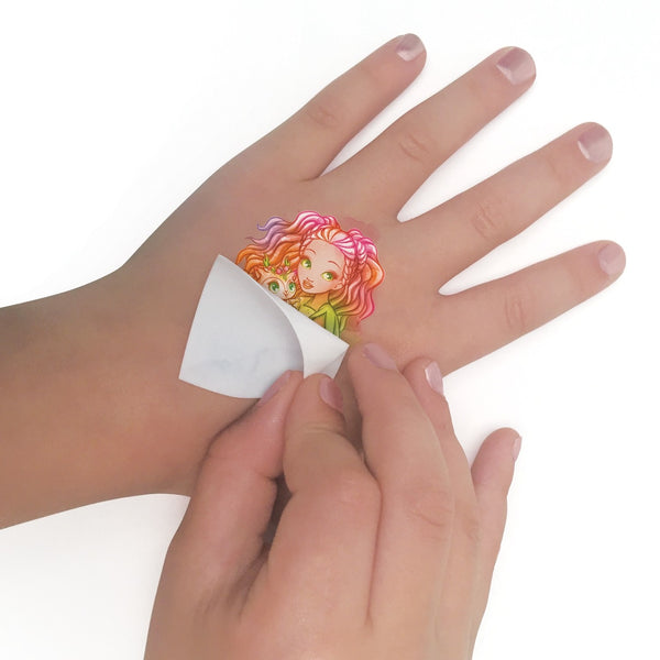 Set zum Herstellen von abwaschbaren Tattoos – Hazelia 100 Stück