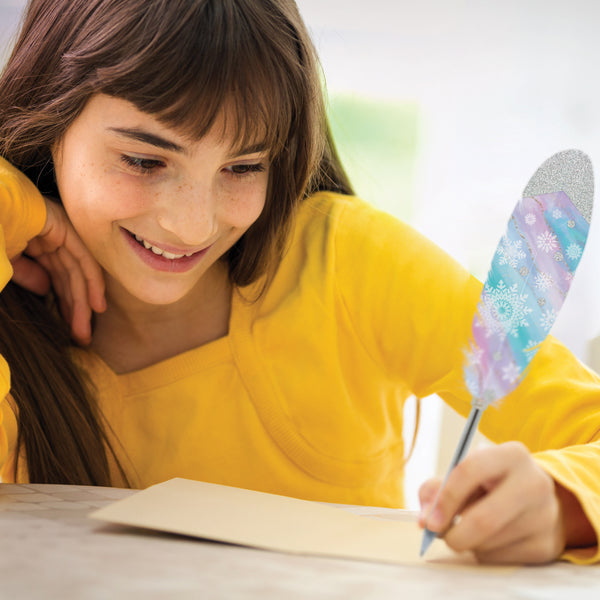 Kugelschreiber mit bunter Feder – Isadora