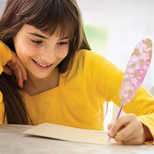 Kugelschreiber mit bunter Feder  - Petulia