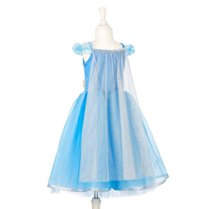 Kostüm – Kleid der Schneekönigin mit Umhang, 5–7 Jahre