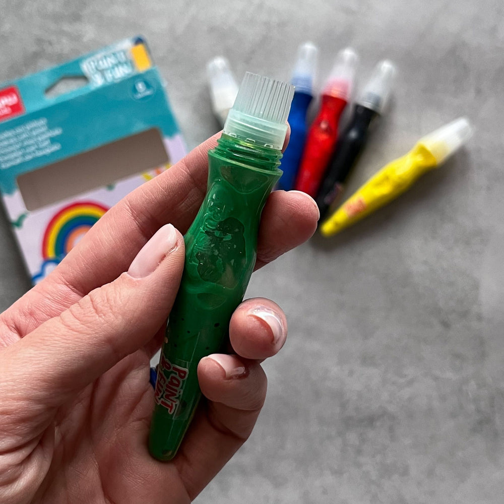 Farben in Tuben mit Pinsel – Grundfarben, 6 Stück - Tublu.de