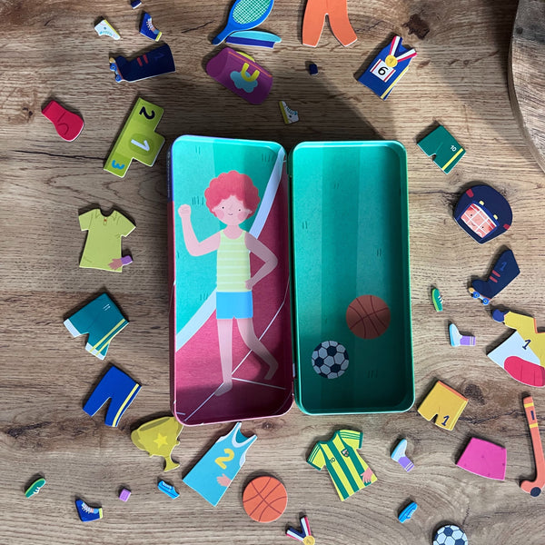 Magnetisches Puzzlespiel Mix&Match – Sport - Tublu.de